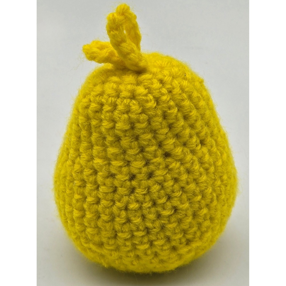 Handmade Crochet Chick Bird Amigurumi Yellow Mini Plush Figure 2.5x4 - Picture 3 of 6